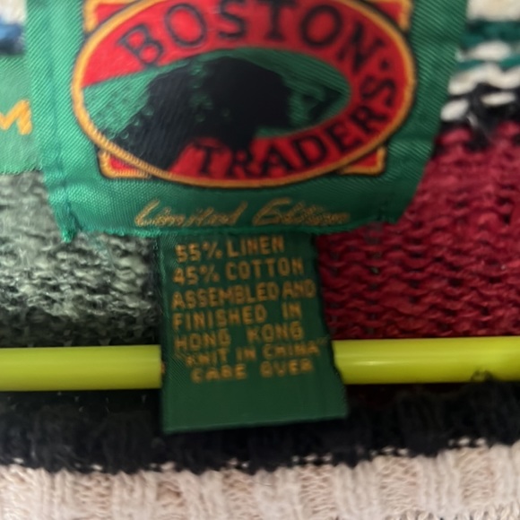 VTG Boston Traders Oversized Sweater - Picture 4 of 5